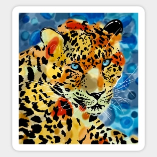 Amur Leopard Sticker